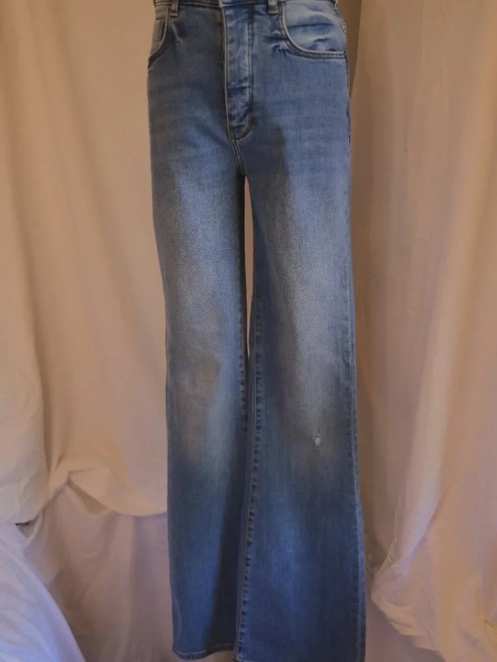 Anthropologie Pilcro Button Fly Bootcut Jeans Light Wash Size 27 - Picture 3 of 7